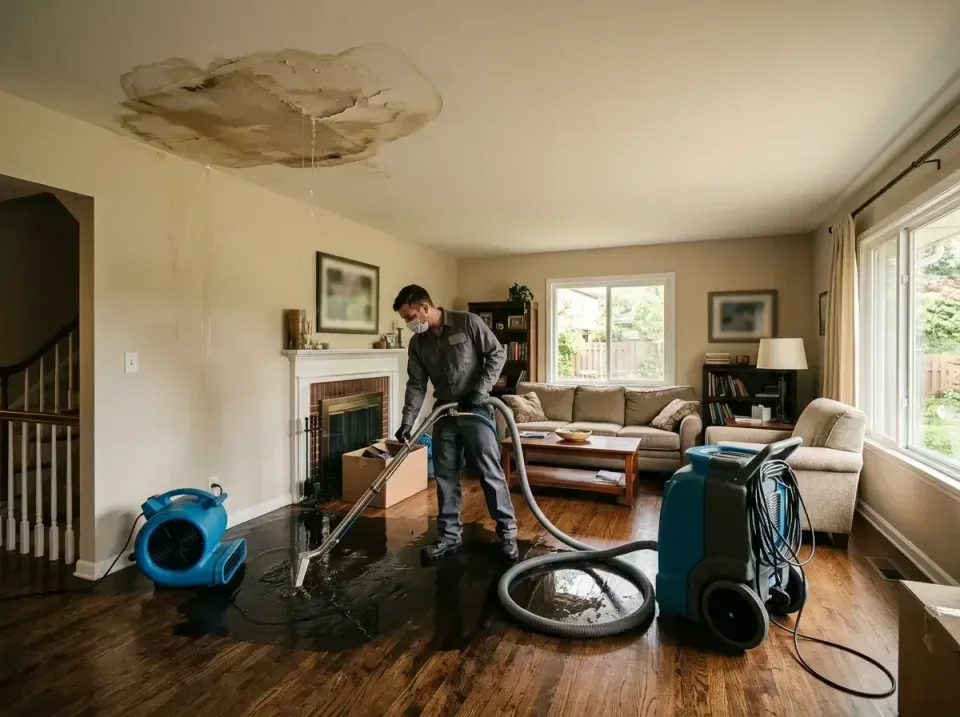 attic-pipe-burst-ceiling-drip-008 — frequently asked questions, Water Damage Restoration & Carpet Care in Bristol, TN
